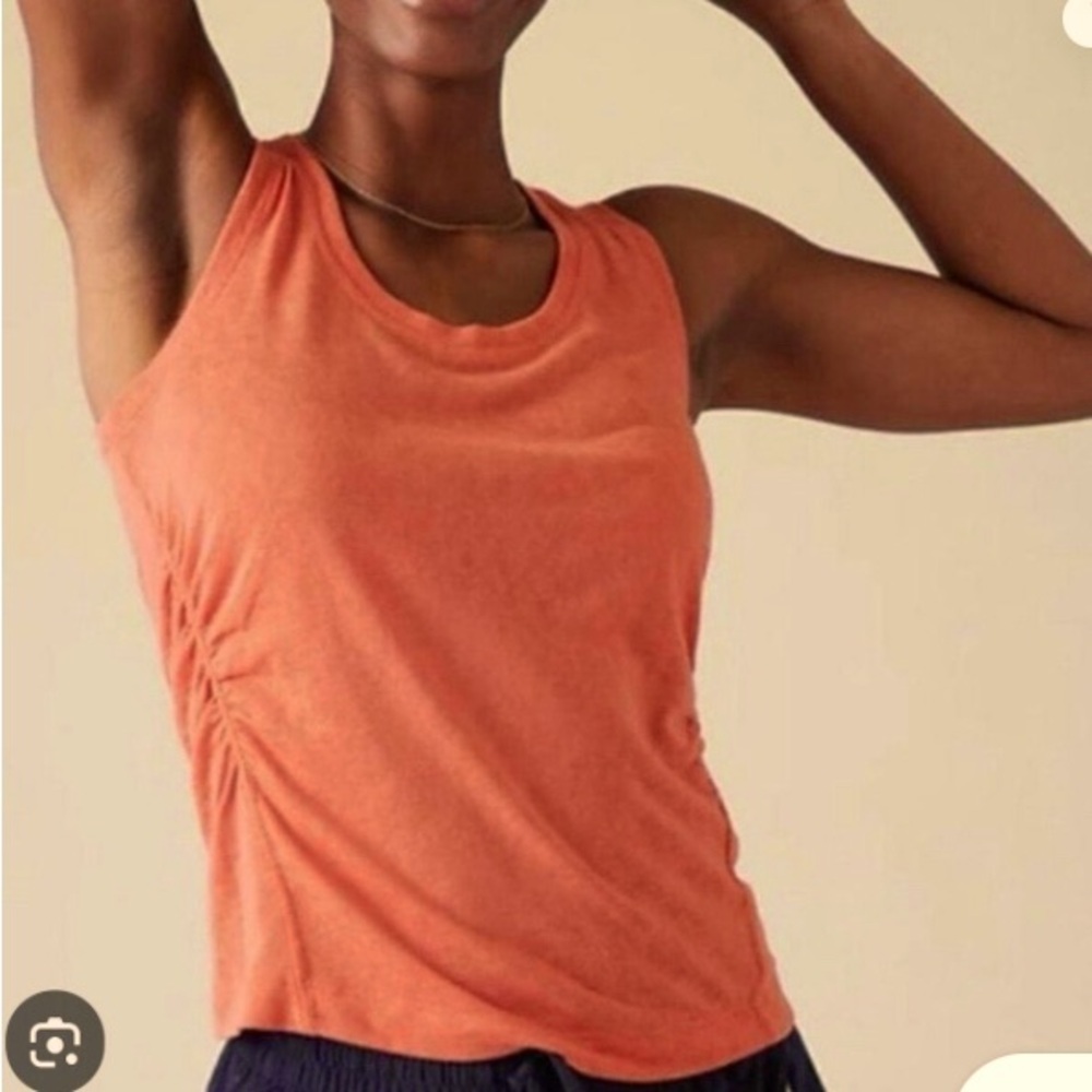 💙Athleta breezy ruched casual tank, size small